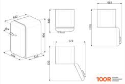 Холодильник Smeg FAB10HRWH5 (310958)