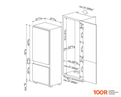 Холодильник Smeg C875TNE (310912)