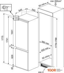 Холодильник Smeg C8174TNE (310907)
