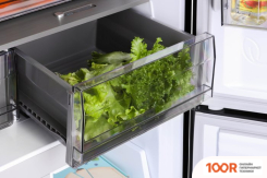 Холодильник Nordfrost RFQ 450 NFGB INVERTER (310368)