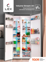 Холодильник LEX LSB530GLID WIND (309019)