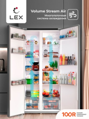 Холодильник LEX LSB530BLID WIND (309015)