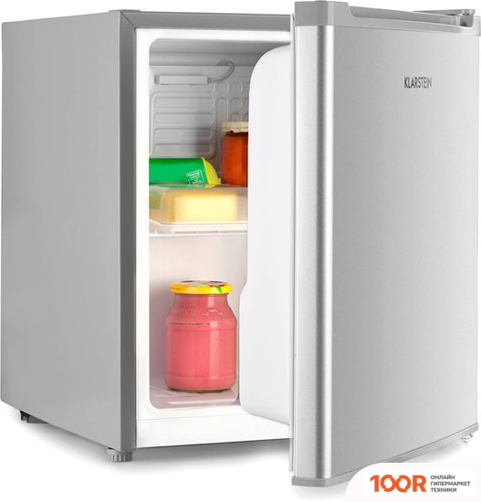 Холодильник Klarstein SCOOBY 10034549 (СЕРЫЙ МЕТАЛЛ) (308689)