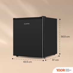 Холодильник Klarstein SCOOBY 10034548 (ЧЕРНЫЙ) (308688)