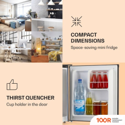 Холодильник Klarstein SCOOBY 10034548 (ЧЕРНЫЙ) (308688)