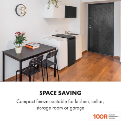 Холодильник Klarstein ICEBLOKK 50 10046004 (ЧЕРНЫЙ) (308678)