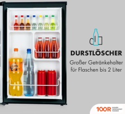 Холодильник Klarstein DELAWARE (ЧЕРНЫЙ) (308668)