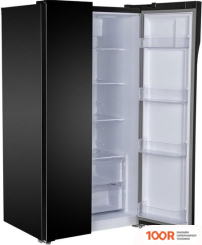 Холодильник Hyundai CS6503FV (ЧЕРНОЕ СТЕКЛО) (308464)