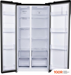 Холодильник Hyundai CS6503FV (ЧЕРНОЕ СТЕКЛО) (308464)