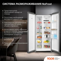 Холодильник Hyundai CS45082F (НЕРЖАВЕЮЩАЯ СТАЛЬ) (308447)