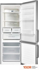 Холодильник Hyundai CC4553F (ЧЕРНАЯ СТАЛЬ) (308389)