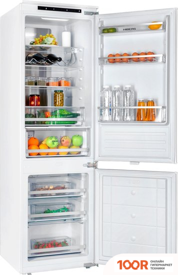 Холодильник Hiberg RFCB-350 NFW (308083)