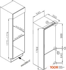 Холодильник Hansa BK303.0U (308007)