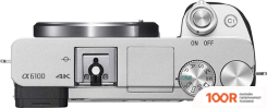 Фотоаппарат Sony ALPHA A6100 KIT 16-50MM (СЕРЕБРИСТЫЙ) (305968)