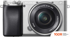 Фотоаппарат Sony ALPHA A6100 KIT 16-50MM (СЕРЕБРИСТЫЙ) (305968)
