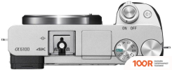 Фотоаппарат Sony ALPHA A6100 BODY (СЕРЕБРИСТЫЙ) (305967)