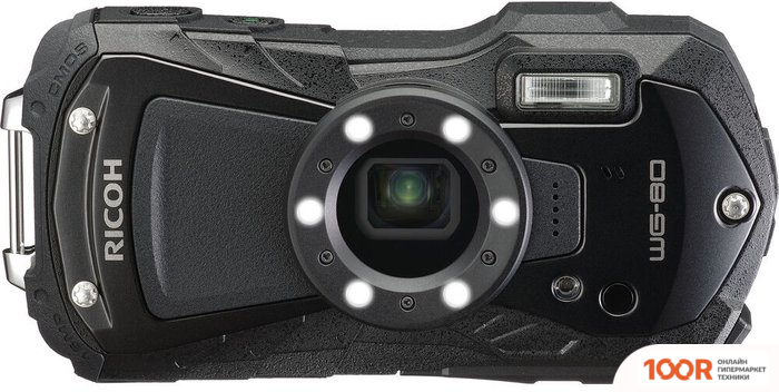 Фотоаппарат Ricoh WG-80 (ЧЕРНЫЙ) (305965)