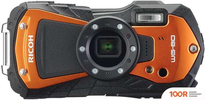 Фотоаппарат Ricoh WG-80 (ОРАНЖЕВЫЙ) (305964)