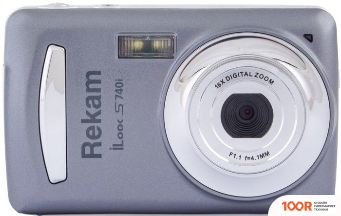 Фотоаппарат Rekam ILOOK S740I (ТЕМНО-СЕРЫЙ) (305949)