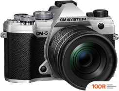 Фотоаппарат Olympus OM-5 KIT 12-45MM (СЕРЕБРИСТЫЙ) (305884)