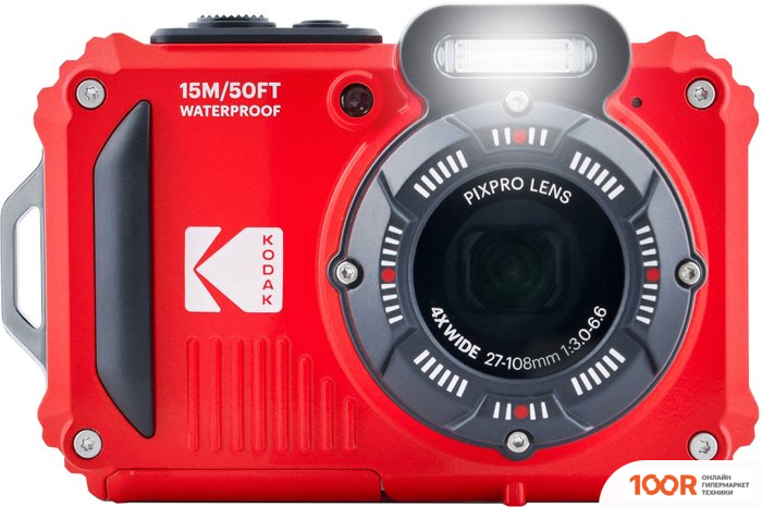 Фотоаппарат Kodak PIXPRO WPZ2 (КРАСНЫЙ) (305831)