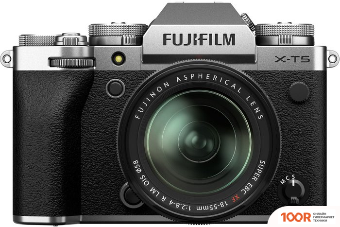 Фотоаппарат Fujifilm X-T5 KIT 18-55MM (СЕРЕБРИСТЫЙ) (305789)