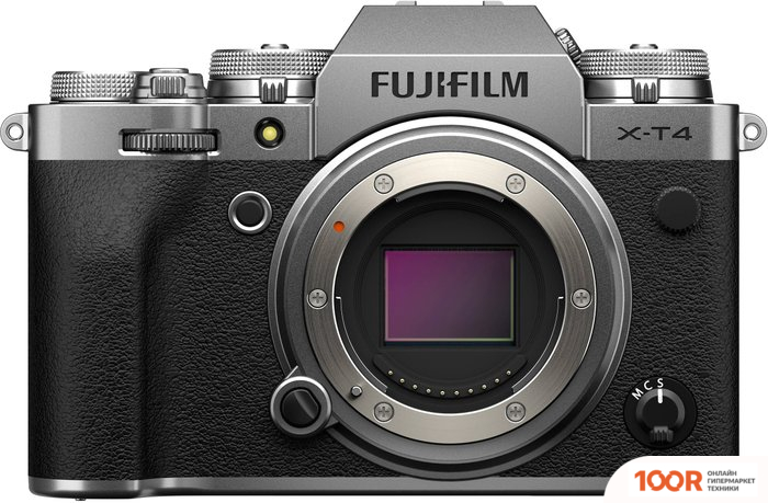 Фотоаппарат Fujifilm X-T4 BODY (СЕРЕБРИСТЫЙ) (305779)