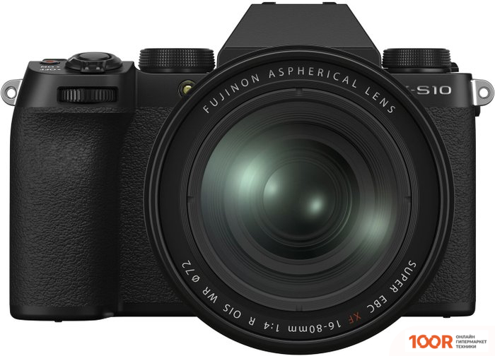 Фотоаппарат Fujifilm X-S10 KIT 16-80MM (ЧЕРНЫЙ) (305762)