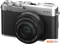 Фотоаппарат Fujifilm X-E4 KIT XF 27MM F/2.8 WR (СЕРЕБРИСТЫЙ) (305752)