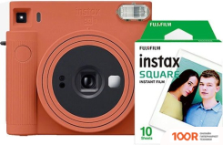 Фотоаппарат Fujifilm INSTAX SQUARE SQ1 + ПЛЕНКА 10 КАДРОВ (ОРАНЖЕВЫЙ) (305745)