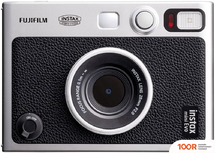 Фотоаппарат Fujifilm INSTAX MINI EVO (СЕРЕБРИСТЫЙ/ЧЕРНЫЙ) (305722)