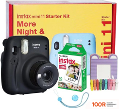 Фотоаппарат Fujifilm INSTAX MINI 11 STARTER KIT (ТЕМНО-СЕРЫЙ) (305700)