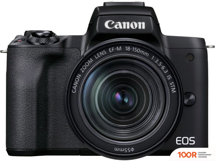 Фотоаппарат Canon EOS M50 MARK II KIT EF-M 18-150MM F/3.5-6.3 IS STM (ЧЕРНЫЙ) (305638)