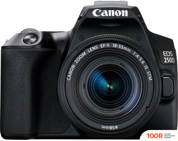Фотоаппарат Canon EOS 250D KIT 18-55 F/3.5-5.6 III (ЧЕРНЫЙ) (305627)