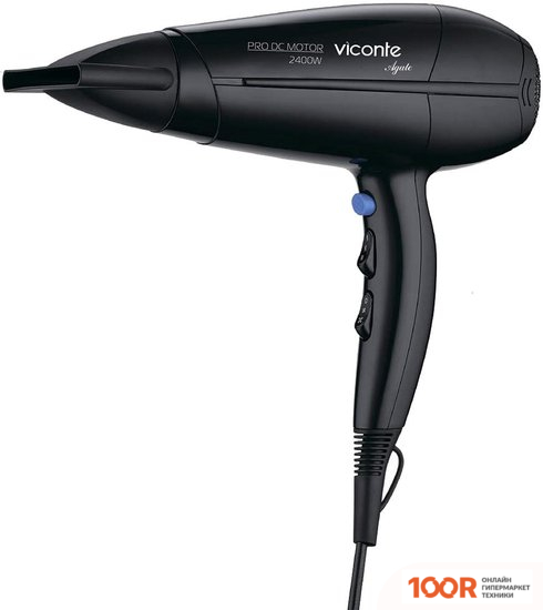 Фен Viconte VC-3750 (ЧЕРНЫЙ) (305499)