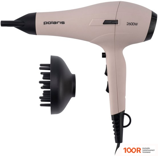 Фен Polaris PHD 2600ACI SALON HAIR (ПЫЛЬНЫЙ РОЗОВЫЙ) (305091)