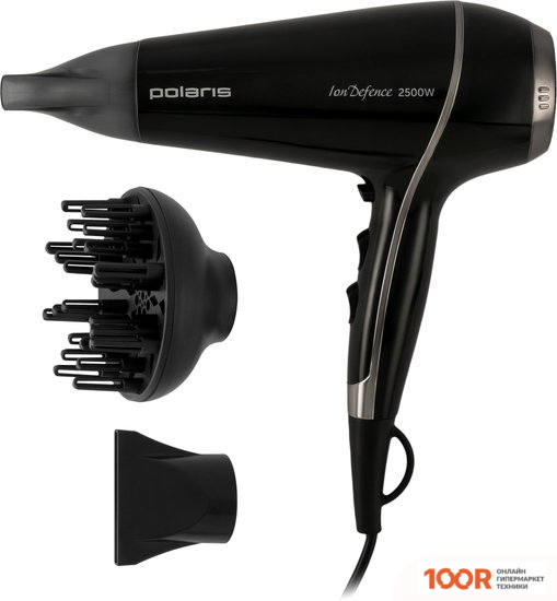 Фен Polaris PHD 2503TDI (ЧЕРНЫЙ) (305090)