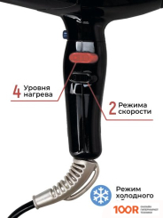 Фен ETI TURBO STRATOS 3800 (ЧЕРНЫЙ) (304427)