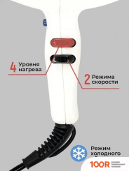 Фен ETI MICRO STRATOS 3600 (БЕЛЫЙ) (304411)