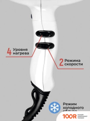 Фен ETI HYPER POWER 4800 (БЕЛЫЙ) (304406)