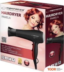 Фен Esperanza PAMELA EBH004K + ТРИММЕР ДЛЯ НОСА И УШЕЙ ESPERANZA EBG004B SPIKE (304389)