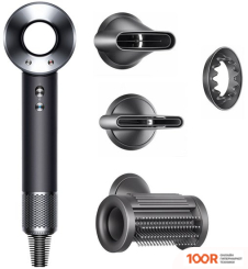 Фен Dyson HD15 SUPERSONIC 460023-01 (С ПЕРЕХОДНИКОМ НА ЕВРОВИЛКУ, ЧЕРНЫЙ/НИКЕЛЬ) (304298)