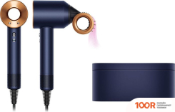 Фен Dyson HD15 SUPERSONIC (С ПЕРЕХОДНИКОМ НА ЕВРОВИЛКУ, БЕРЛИНСКАЯ ЛАЗУРЬ/МЕДНЫЙ) (304288)