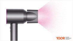 Фен Dyson HD08 SUPERSONIC (СЕРЕБРИСТЫЙ/ФУКСИЯ) (304281)