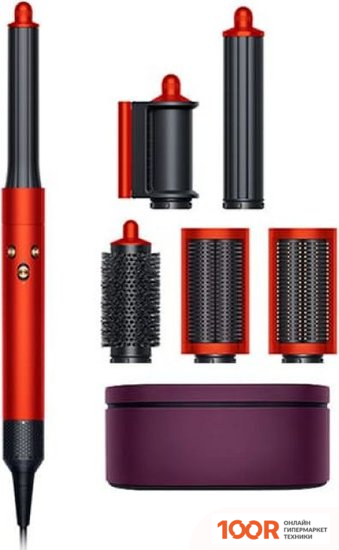 Фен Dyson AIRWRAP COMPLETE LONG HS05 (С ПЕРЕХОДНИКОМ НА ЕВРОВИЛКУ, ТОПАЗ/ОРАНЖЕВЫЙ) (304230)