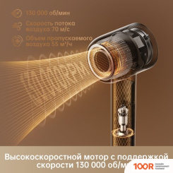 Фен Dreame MIRACLE AHD9 (ЗОЛОТОЙ, МЕЖДУНАРОДНАЯ ВЕРСИЯ) (304209)