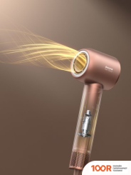 Фен Dreame HAIRDRYER GLORY AHD6A-RS (С ПЕРЕХОДНИКОМ НА ЕВРОВИЛКУ, РОЗОВОЕ ЗОЛОТО) (304204)