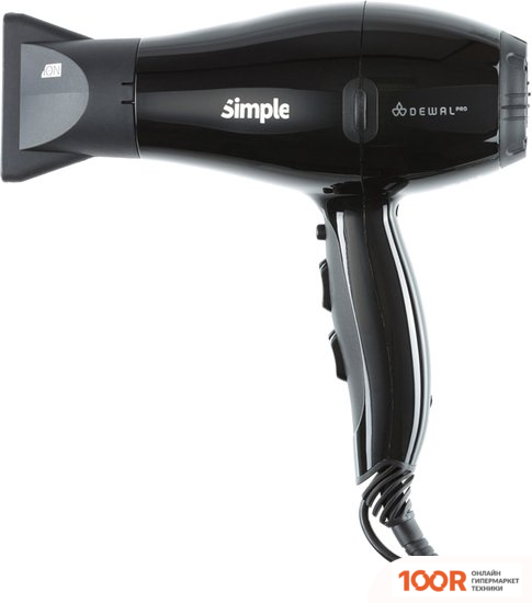 Фен Dewal SIMPLE 03-104 (ЧЕРНЫЙ) (304184)