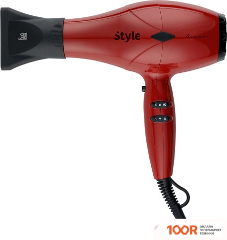 Фен Dewal PRO STYLE 03-111 (КРАСНЫЙ) (304181)