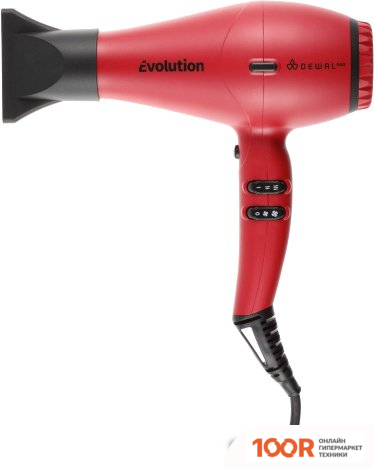 Фен Dewal PRO ELEGANCE 03-9010 (КРАСНЫЙ) (304177)